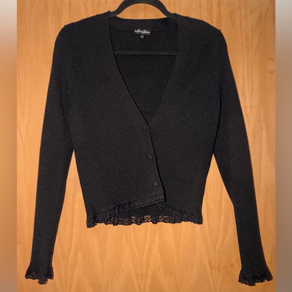 For Love & Lemons V-neck Cropped Cardigan, Nina Sweater